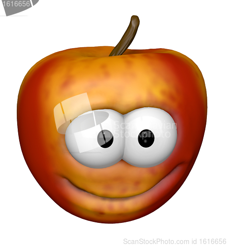 Image of funny apple