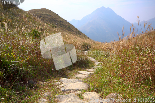 Image of Stone path in the mountains