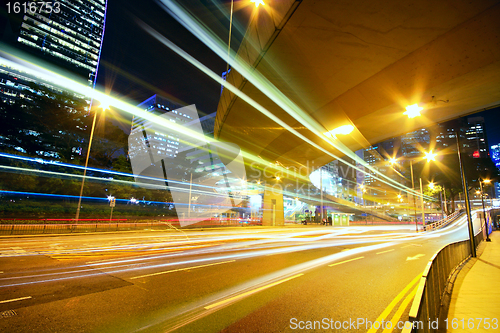 Image of traffic night