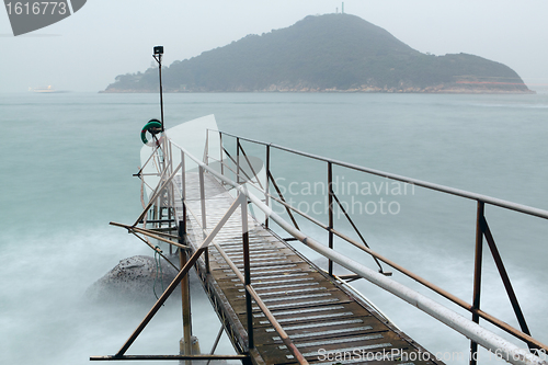 Image of hong kong Swimming Shed in sea