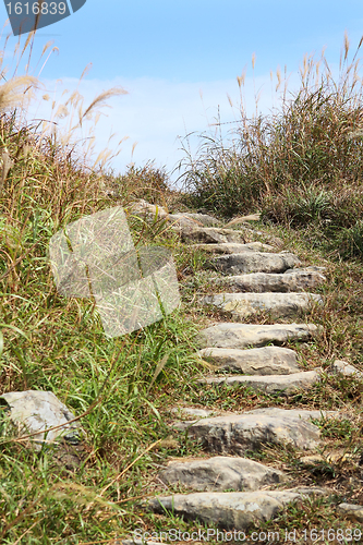 Image of Stone path in the mountains