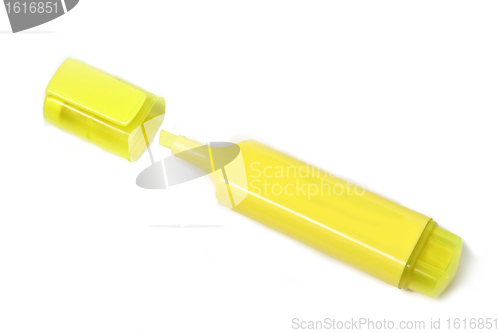 Image of Yellow Highlighter isolated on white background 