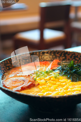 Image of noodle in japanese style on table