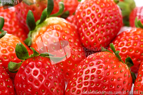 Image of strawberry background 