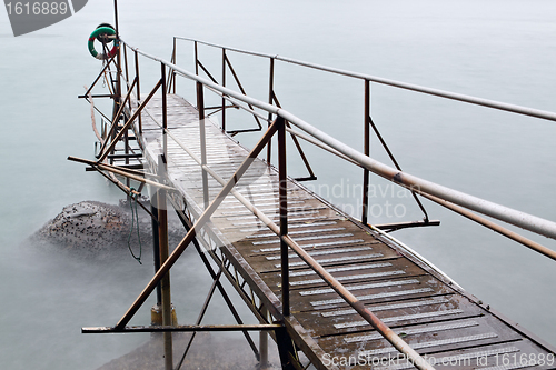 Image of hong kong Swimming Shed in sea