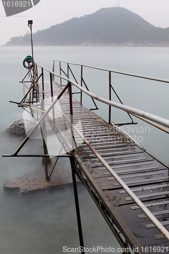 Image of hong kong Swimming Shed in sea