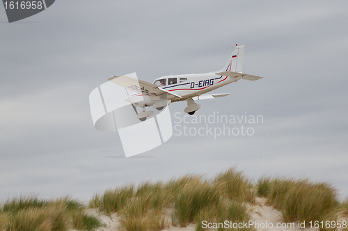 Image of Small plane on approach