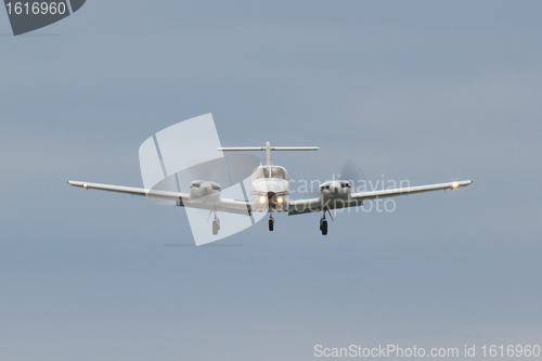 Image of Small plane on approach