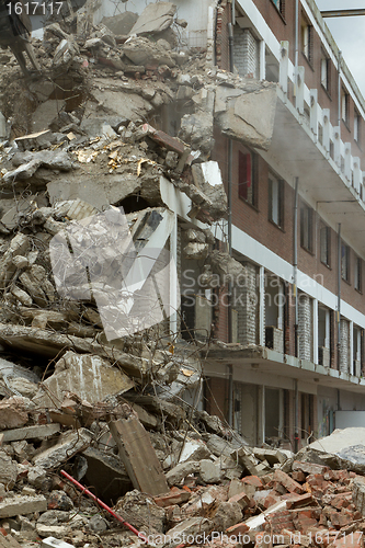 Image of Demolition of a block of flats