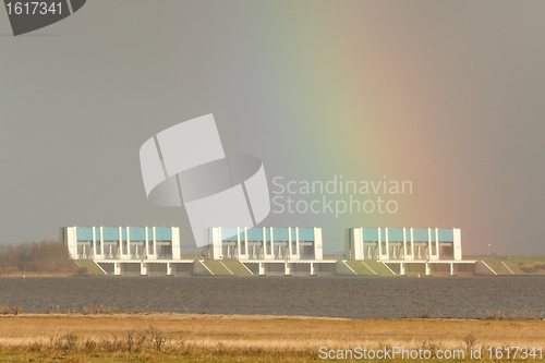 Image of Floodworks in a storm