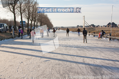 Image of Iceskating the Elfstedentocht