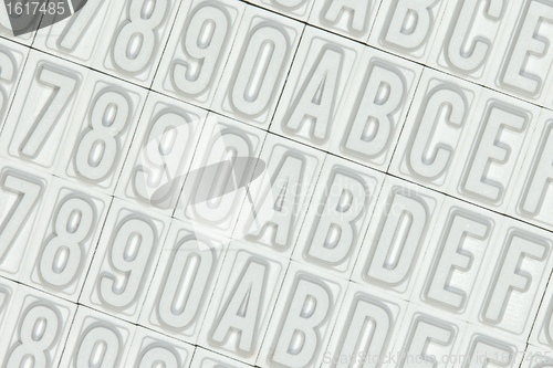 Image of Letters used for a stamp