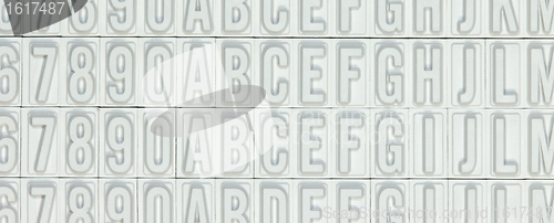 Image of Letters used for a stamp