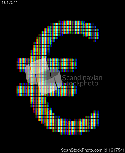 Image of Close-up of the symbol â‚¬