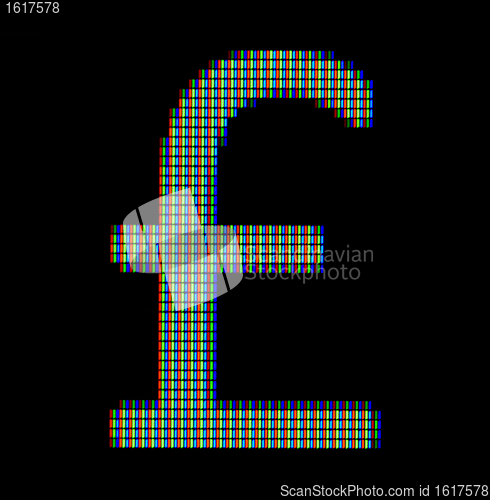 Image of Close-up of a pound symbol 