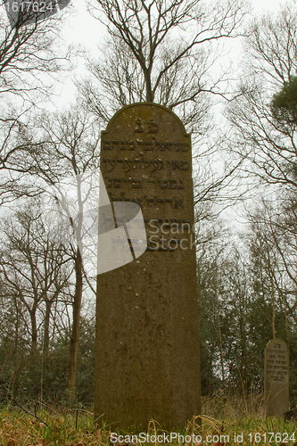 Image of An old jewish graveyard