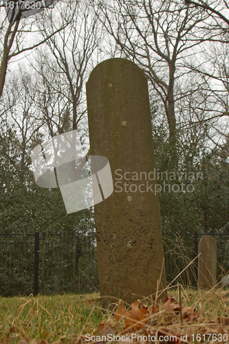 Image of An old jewish gravestond