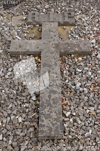 Image of An old grave on a graveyard