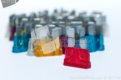 Image of A few car fuses 