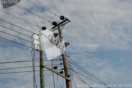 Image of poles of power