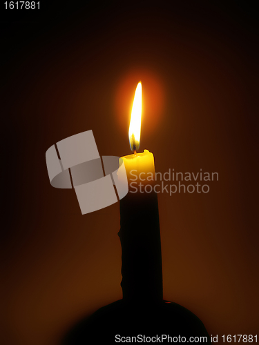 Image of burning candle