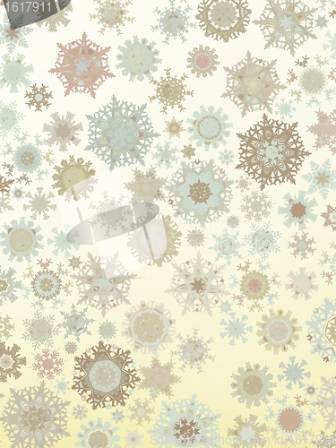 Image of Template Retro Snowflakes background. EPS 8