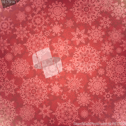 Image of Christmas pattern snowflake, seamless. EPS 8