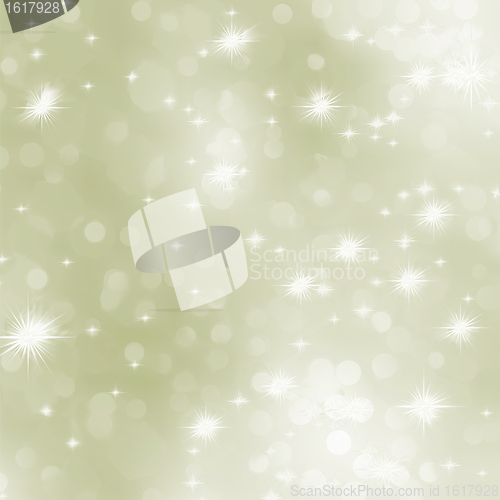 Image of Light gold abstract Christmas background. EPS 8