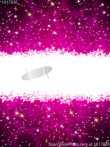 Image of Purple Christmas Background. EPS 8