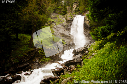 Image of Power of water - Saent waterfalls in the Italian mountains