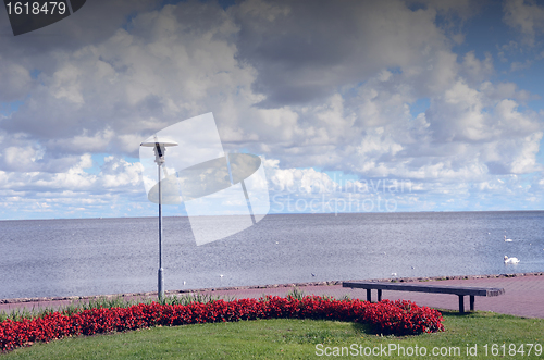 Image of Park at lake.