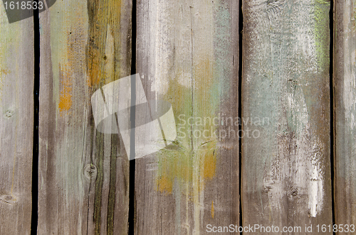 Image of Abandoned wooden wall.