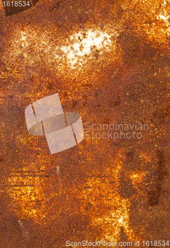 Image of Rusty tin background.