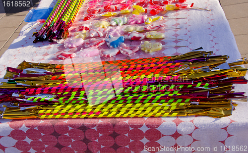 Image of Long and delicious candies. 