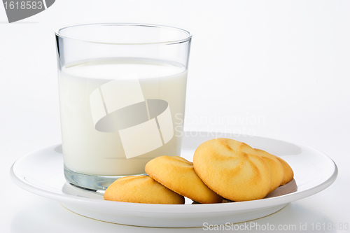 Image of milk and cookies