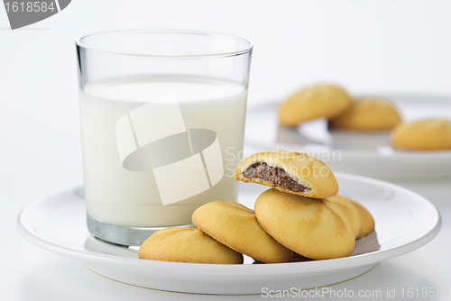 Image of milk and cookies