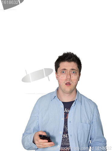 Image of man recieves bad news
