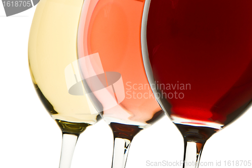 Image of three wine glasses