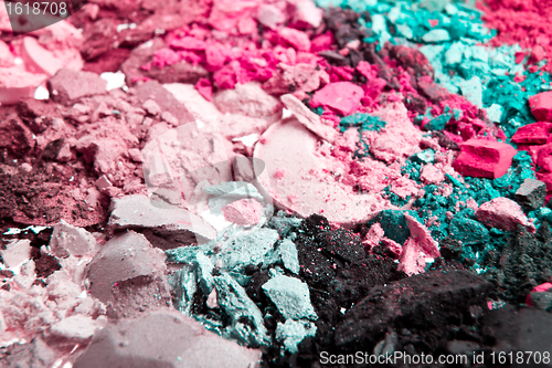 Image of crushed eyeshadows