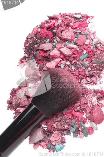 Image of crushed eyeshadows