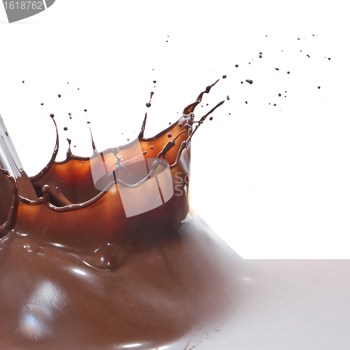 Image of pouring chocolate