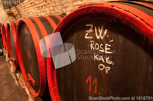 Image of wine barrels