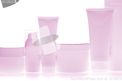 Image of cosmetic bottles