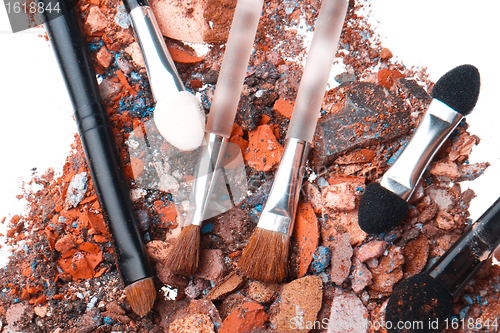 Image of crushed eyeshadows