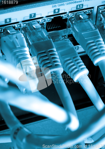 Image of network cables