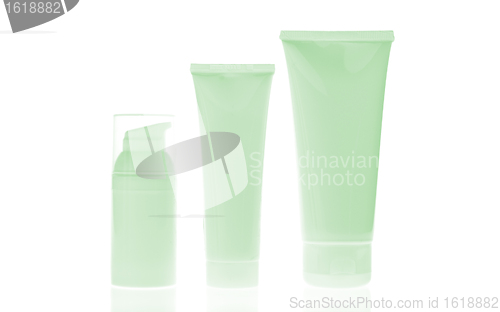 Image of cosmetic bottles