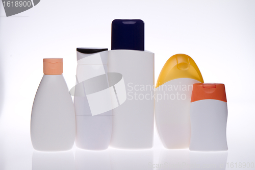 Image of cosmetic bottles