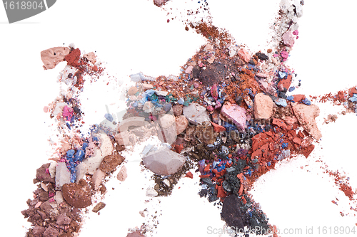 Image of crushed eyeshadows