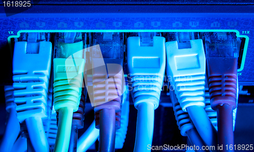 Image of network cables