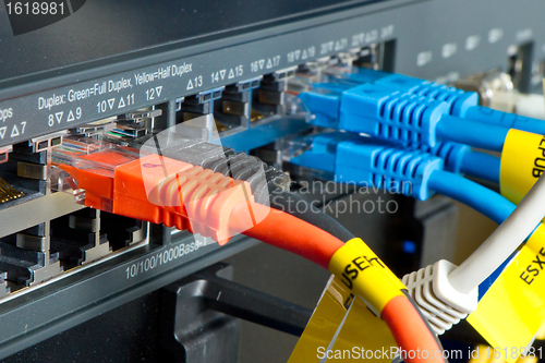 Image of network cables